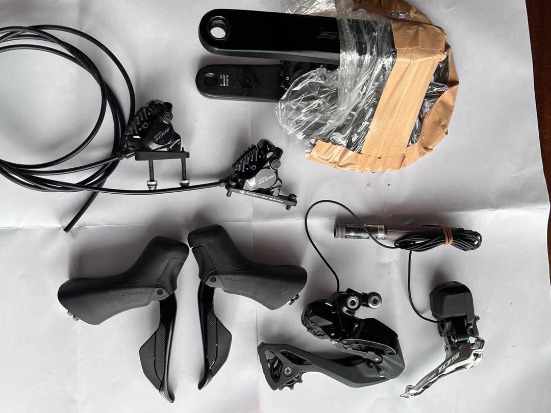 美品！　電動Di2 油圧ハイドロShimano 105 コンポーネントセット