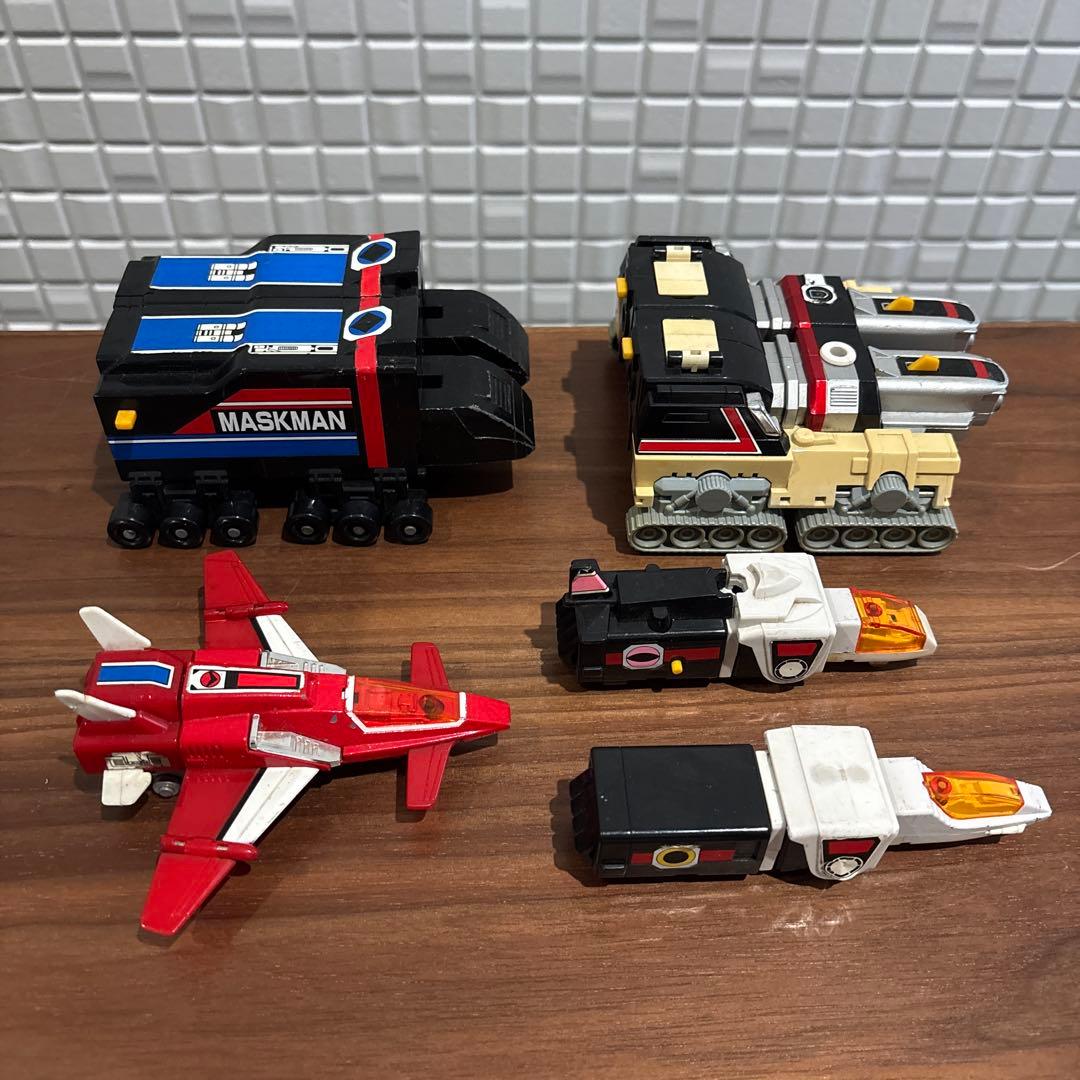 1987年 DX超合金 光戦隊マスクマン 光速合体グレートファイブ バンダイ