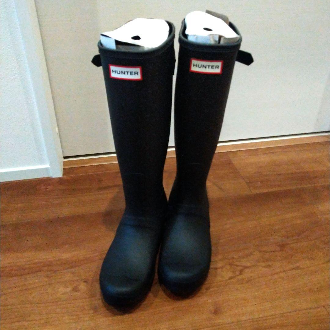 【お値引きSALE】HUNTER ハンター　レインブーツ　新品 24cm