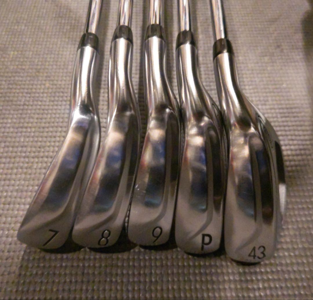 飛び系！タイトリスト アイアン T400 zelos7 S 43,P,9,8,7