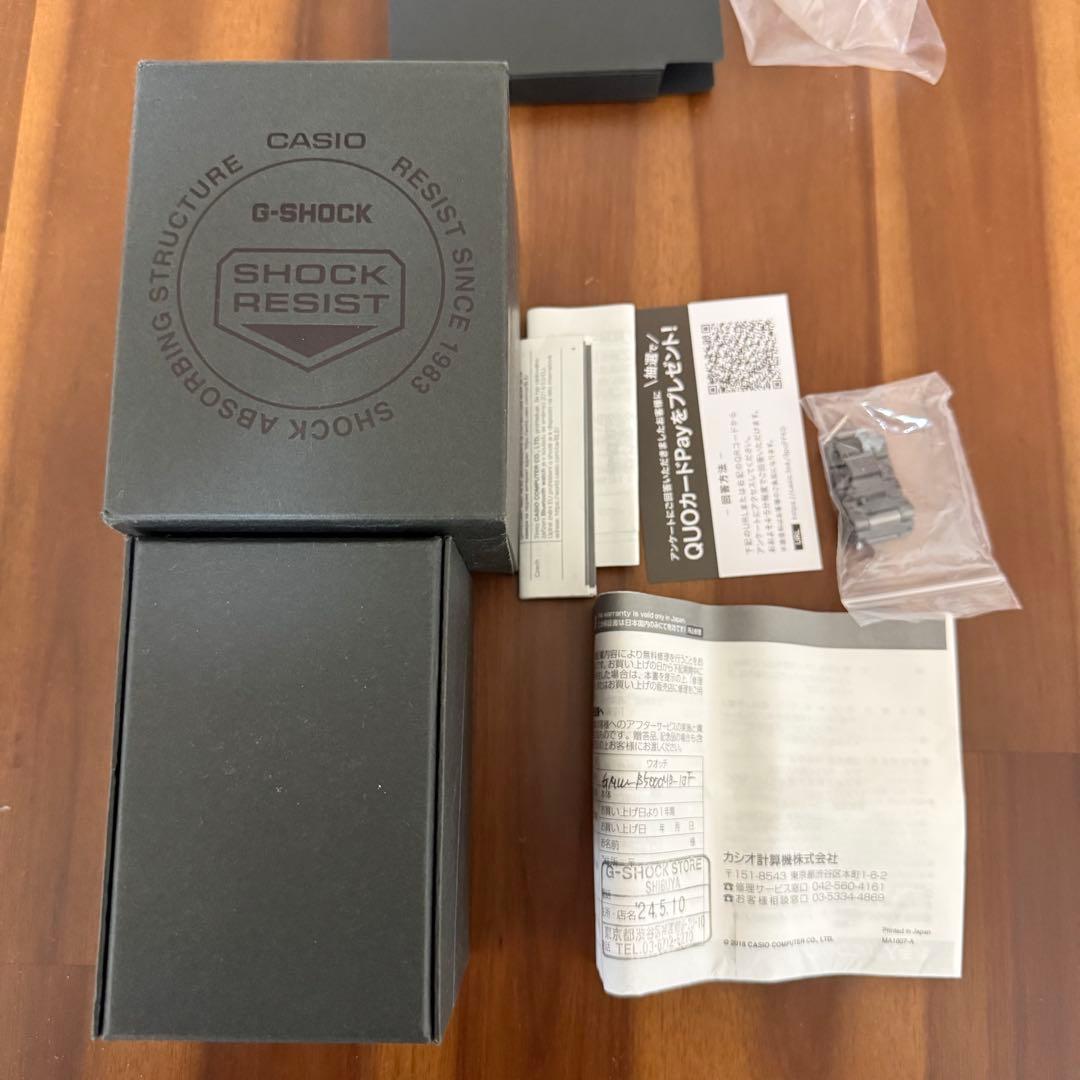 CASIO カシオ G-SHOCK フルメタル　GMW-B5000MB-1JF