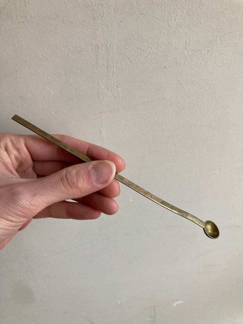 専用ページ　古道具　真鍮　薬匙　匙　5本セット