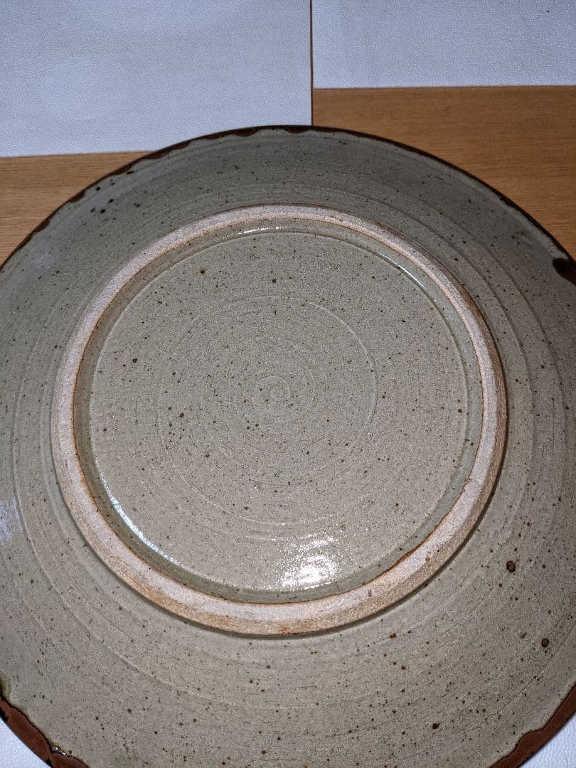 益子焼　人間国宝　浜田庄司　皿