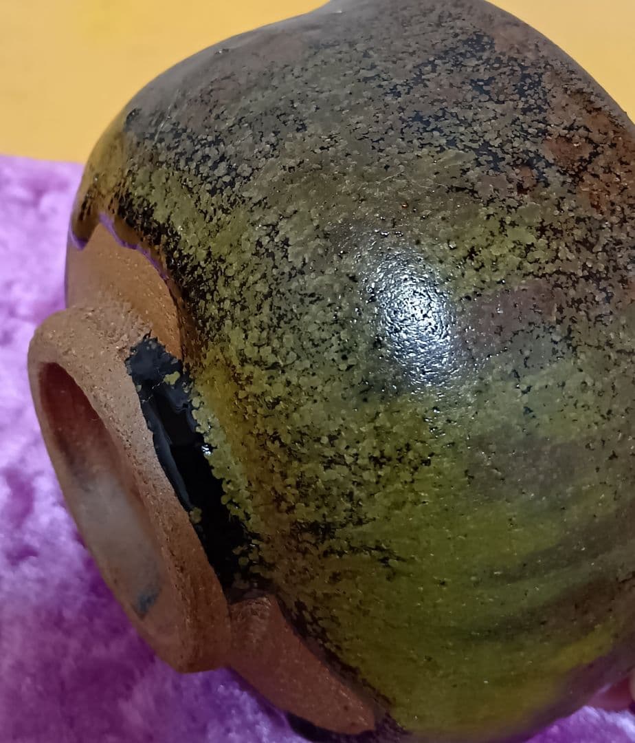 骨董品 ヤマキ窯 大上喜磨 丹波焼 茶碗 共箱 茶道具 抹茶碗 工芸品 陶芸