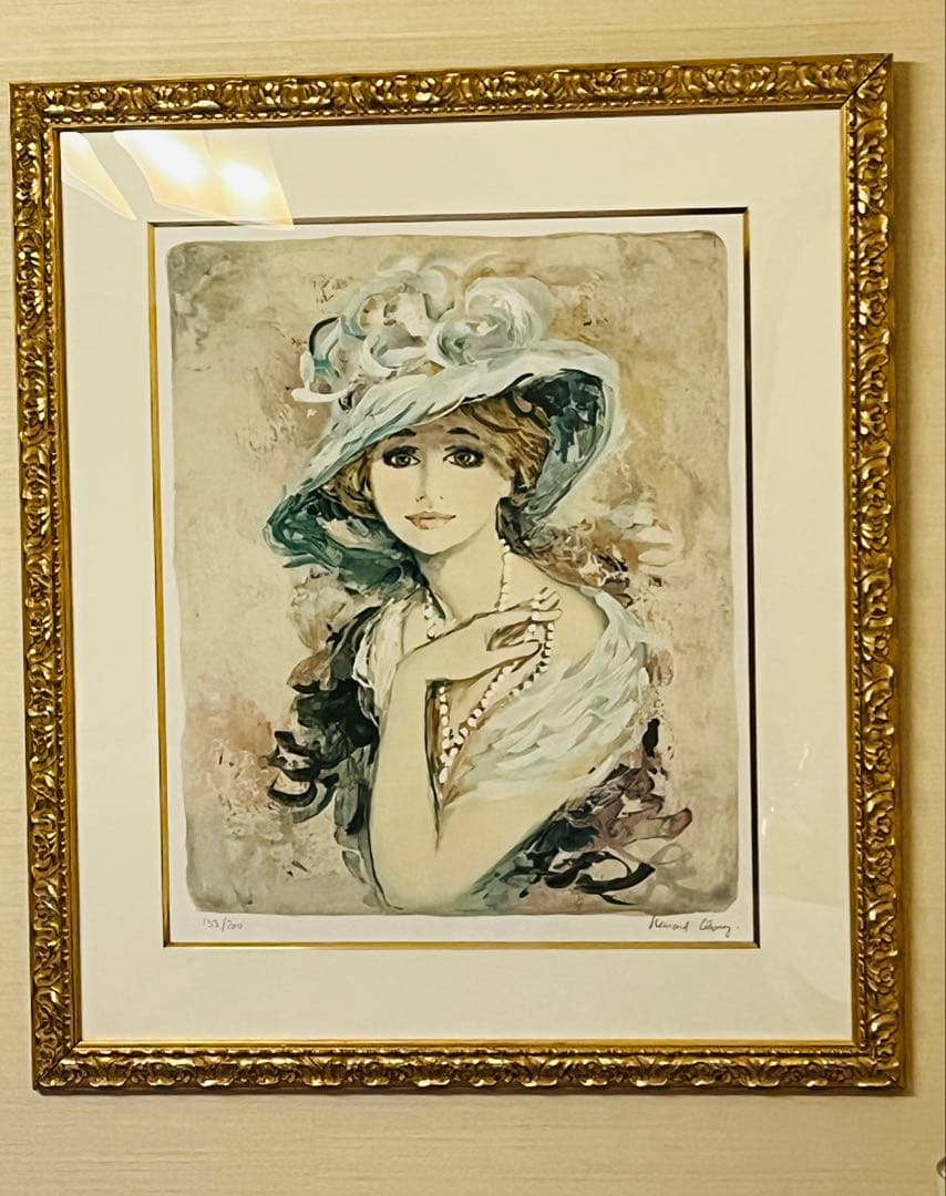 【真作保証】ベルナール　シャロワ リトグラフ