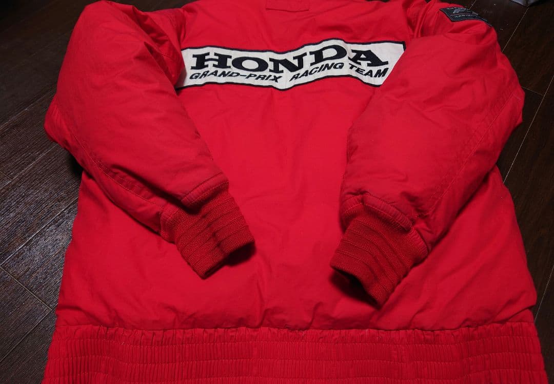HONDA F1 RACING TEAM ダウンジャケット レッド