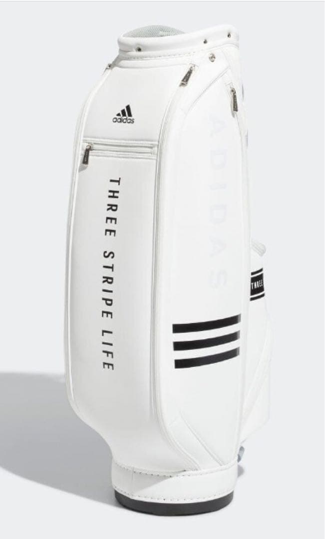 [美品] adidas THREE STRIPE LIFE ゴルフバッグ