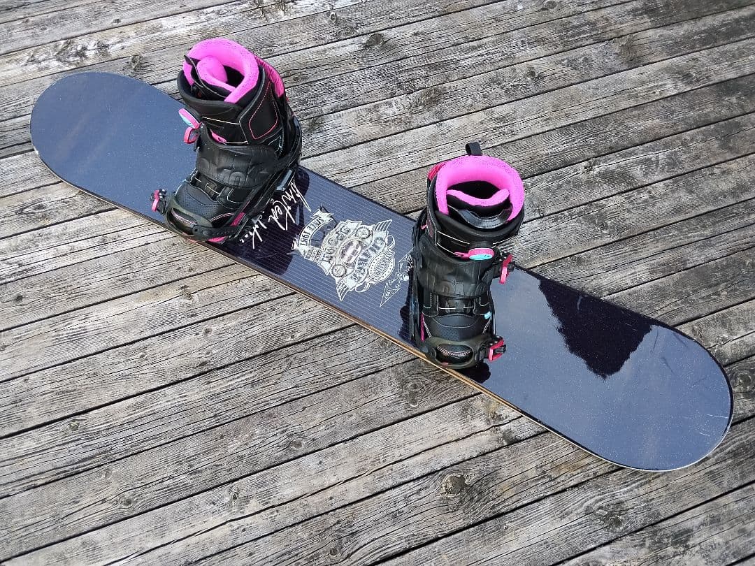 ジュニアスノーボード 3点セット SPOON 135 サロモン ブーツ 24.5