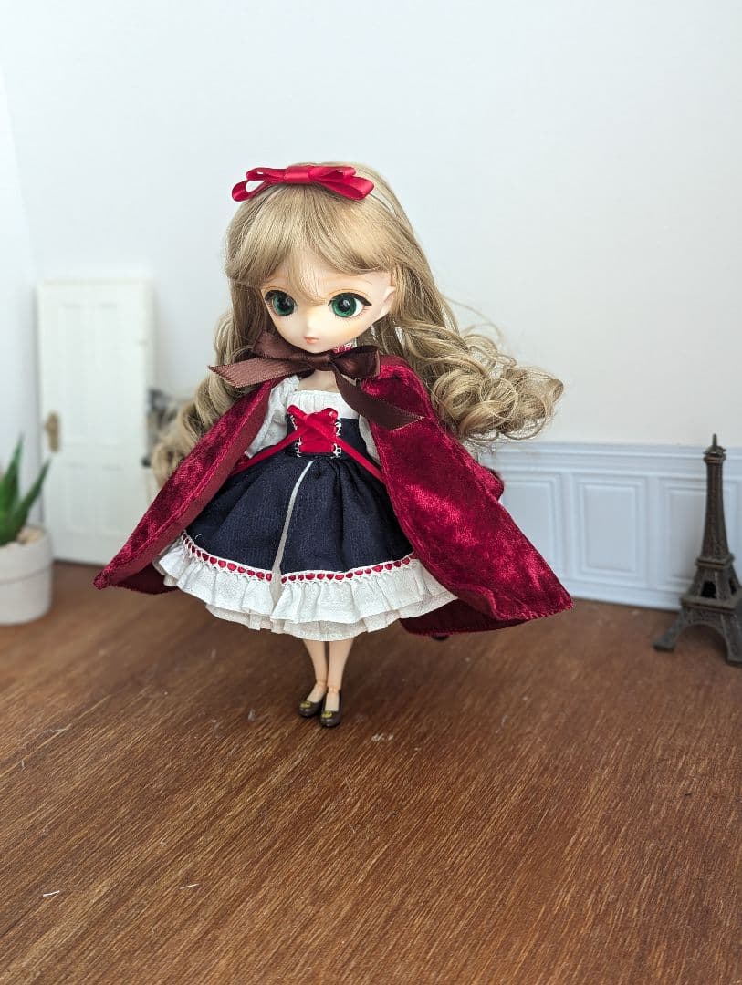 1545※ハルモニアブルーム服※赤ずきんモチーフのクラシカルドレスセット