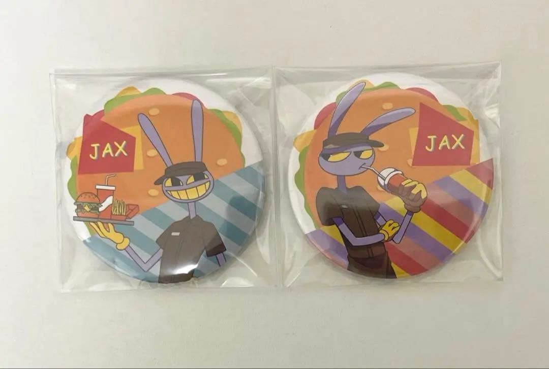 アメイジングデジタルサーカス　ジャックス　TADCカフェ限定　缶バッジ　2点