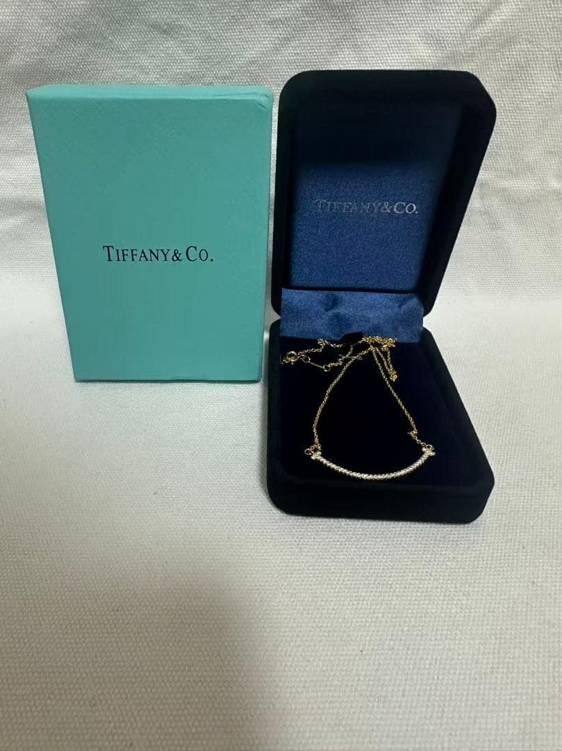 極美品 Tiffany & Co. ゴールドネックレス
