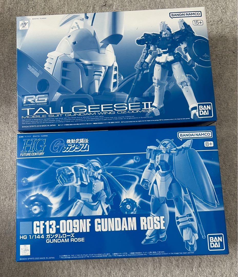 ＲＧ 1/144 トールギスII HG 1/144ガンダムローズ 未開封セット