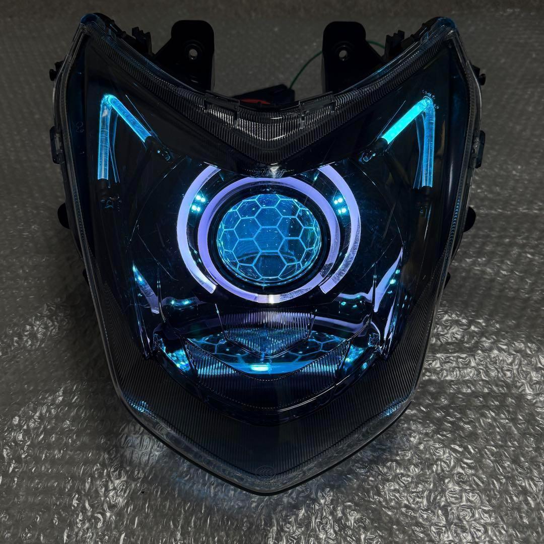 新品　シグナスX 4型 デビルアイ LEDヘッドライト