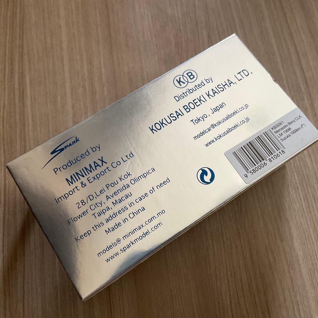 ミニカー Mercedes Benz CLK LM 1998 1/43 Spark