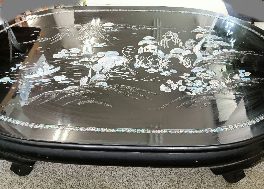 螺鈿細工 座卓 リビングテーブル ローテーブル　古民家　インテリア