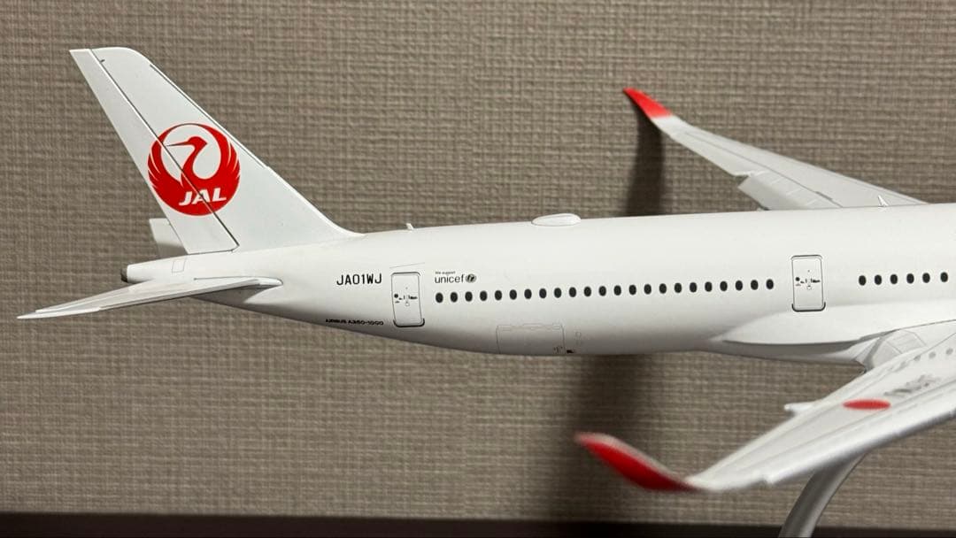 航空機・ヘリコプター JCWings JAL A350-1000 JA01WJ 1/200