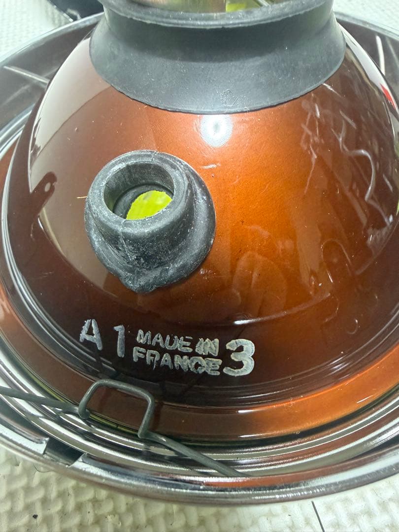 当時物希少シビエ凹みレンズ付きヘッドライト　KH250純正ライトケース付き