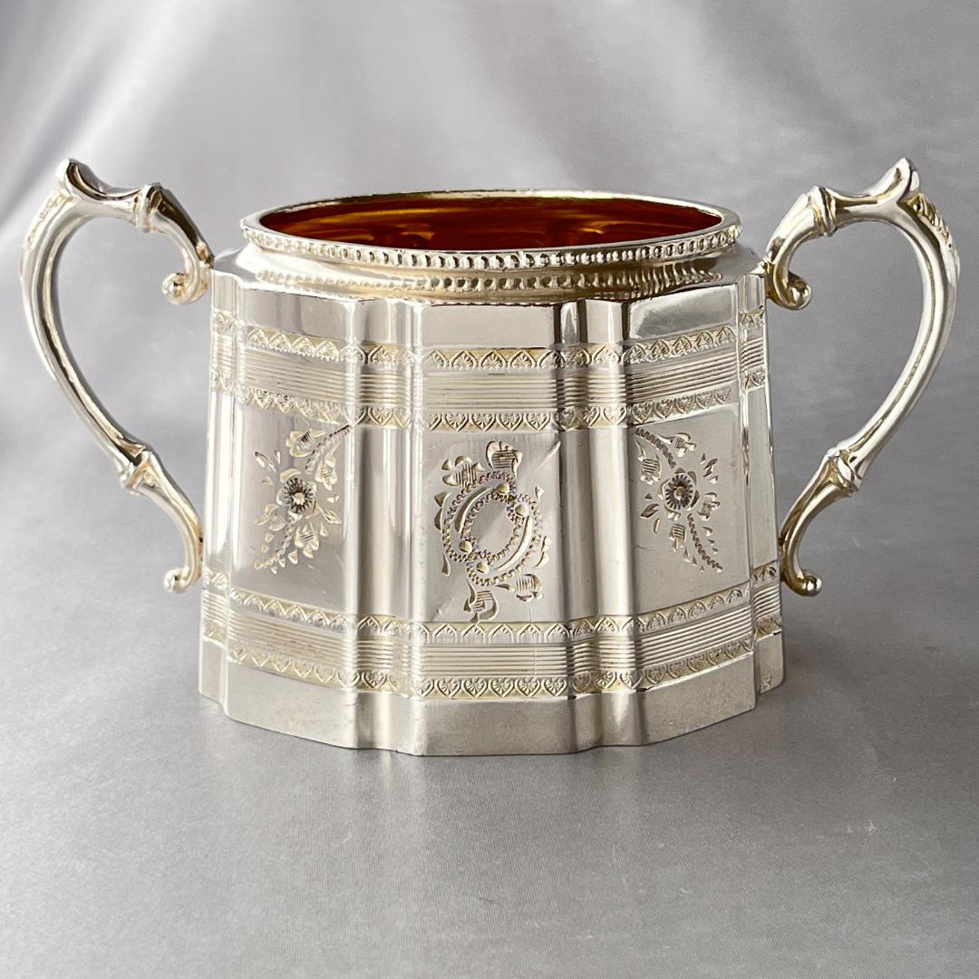 【Harts the Silversmiths】 エドワーディアン ティーセット