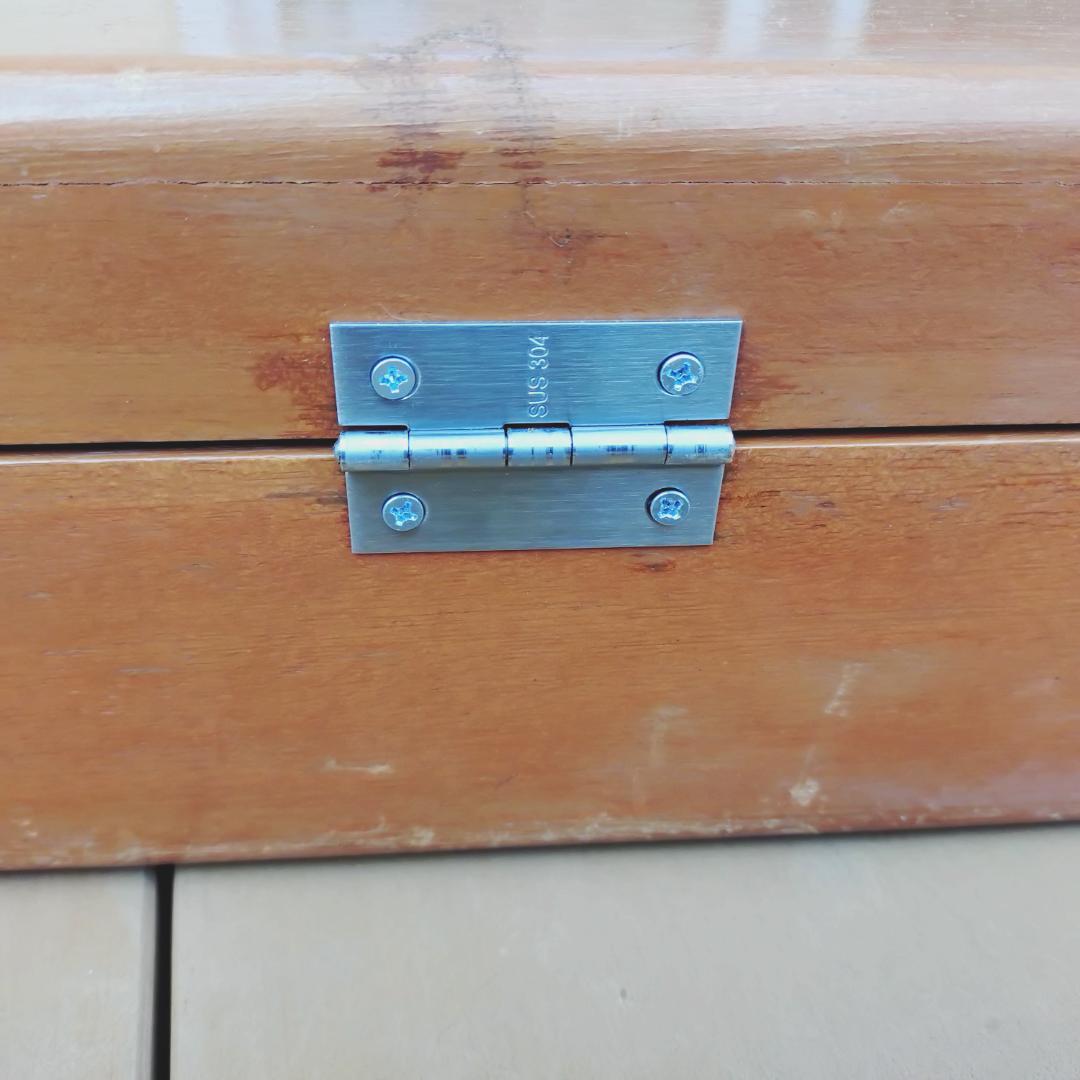 （昭和レトロ）サッポロビール　リボンシトロエン　木製ケース　仕切り板付き