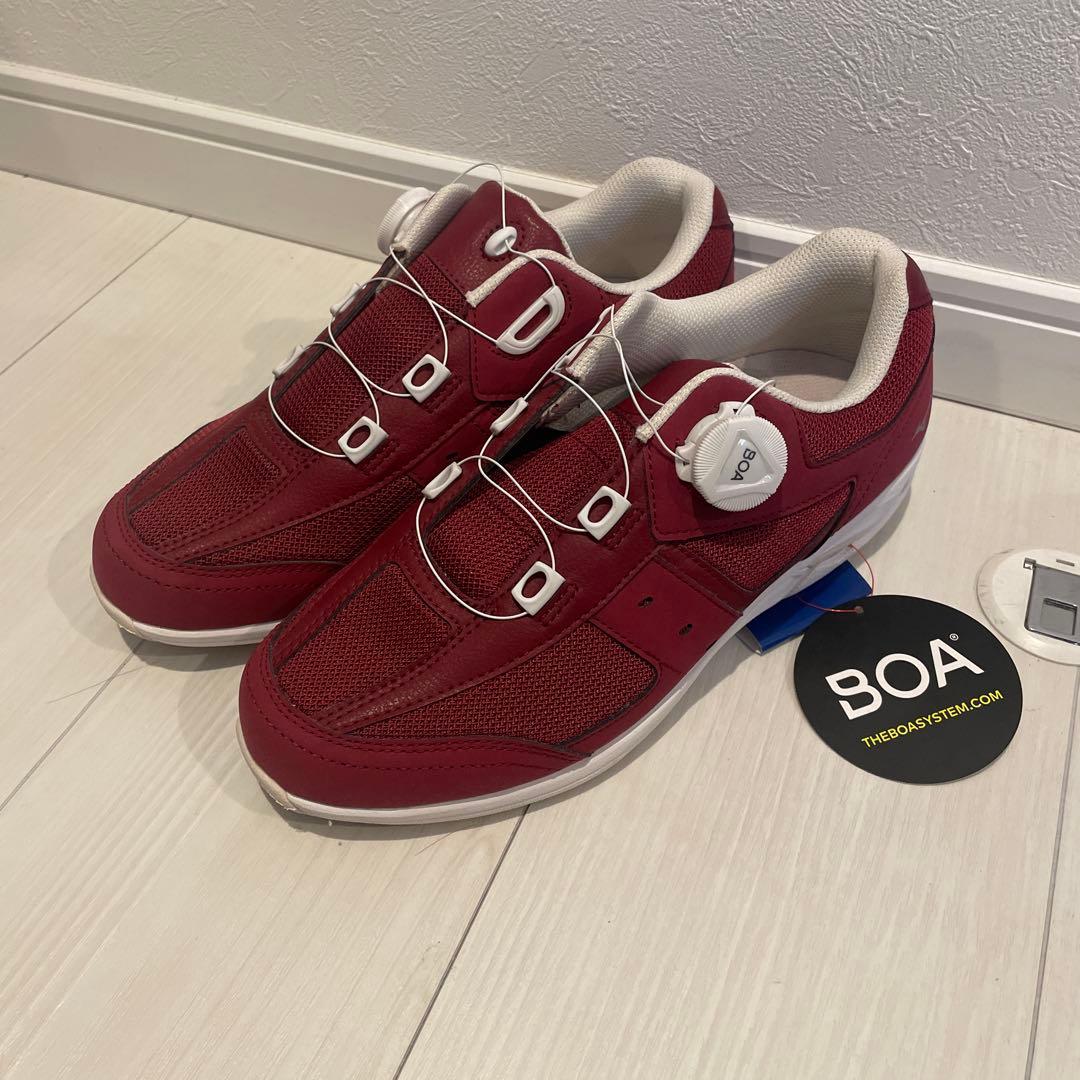 Mizuno ゴルフシューズ BOAシステム 赤