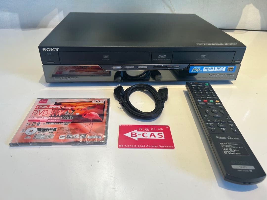 SONY VHS一体型DVDレコーダー RDZ-D60V
