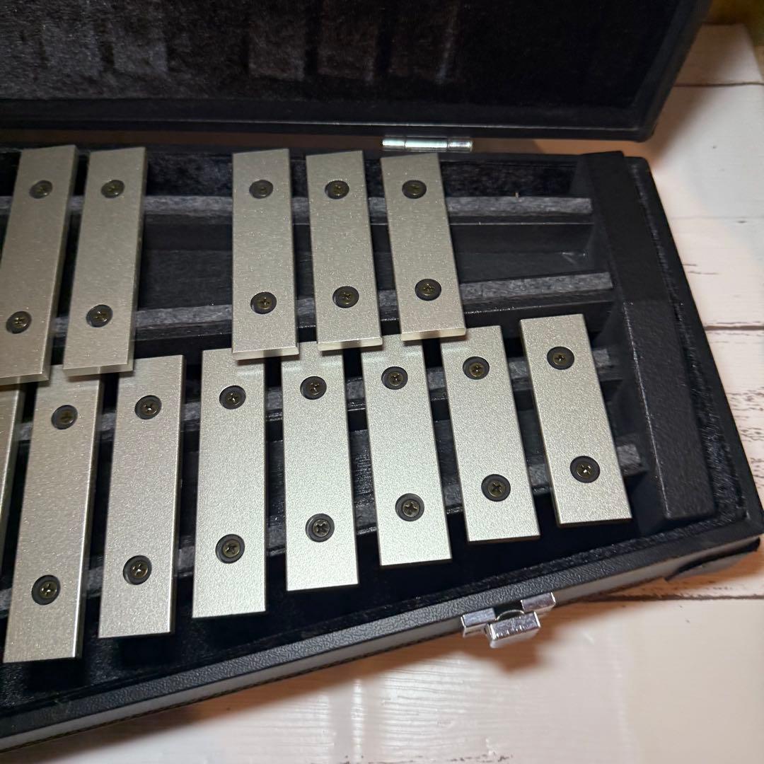 KOROGI glockden 鉄琴 シルバー ケース付き