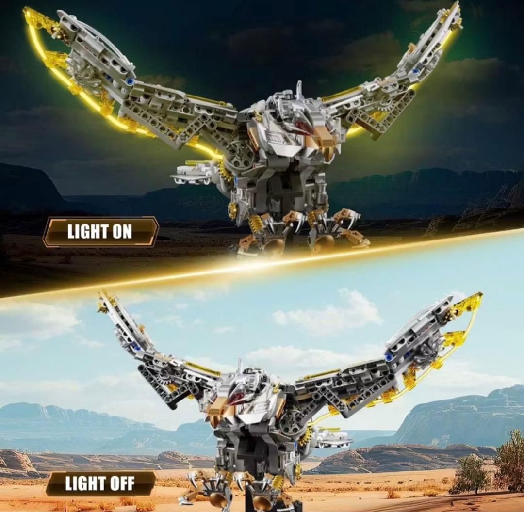 ワシモデル　組み立て　エンジン付き、ライトあり