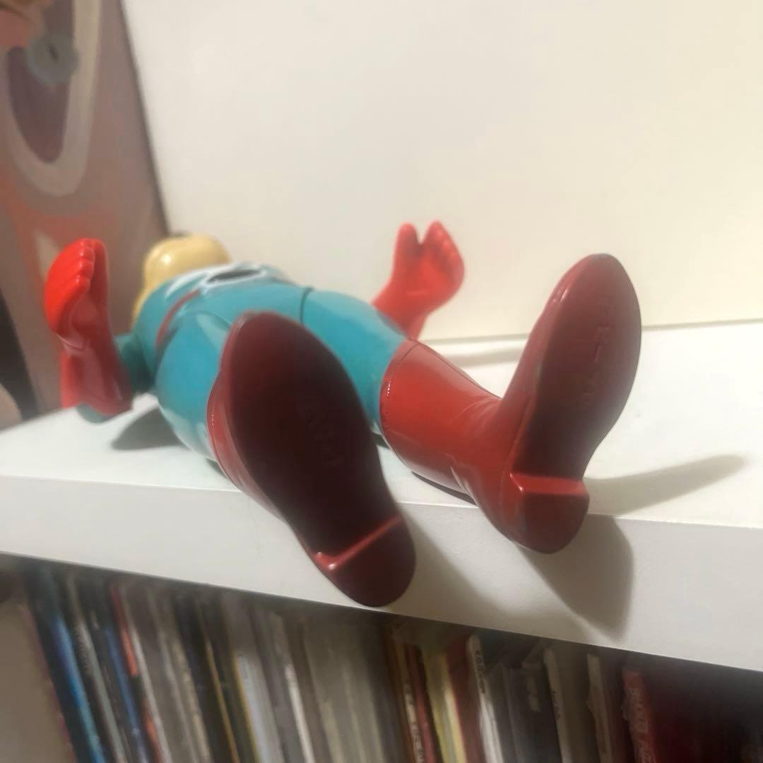 ブルマァク製 鉄人タイガーセブン ファイトグローブ付 ソフビ フィギュア 当時物