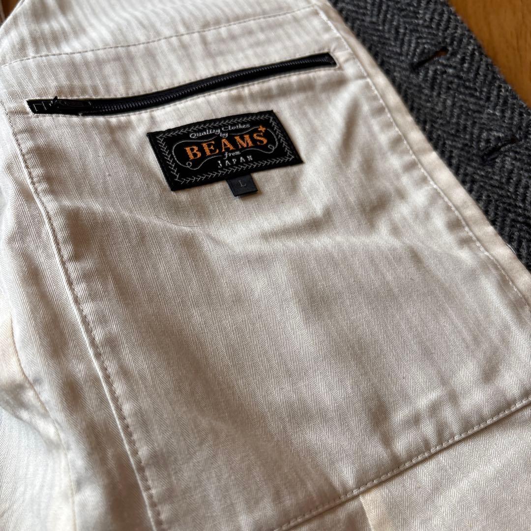 【定番】 BEAMS PLUS / ハリスツイード ベスト 定価30,000円程