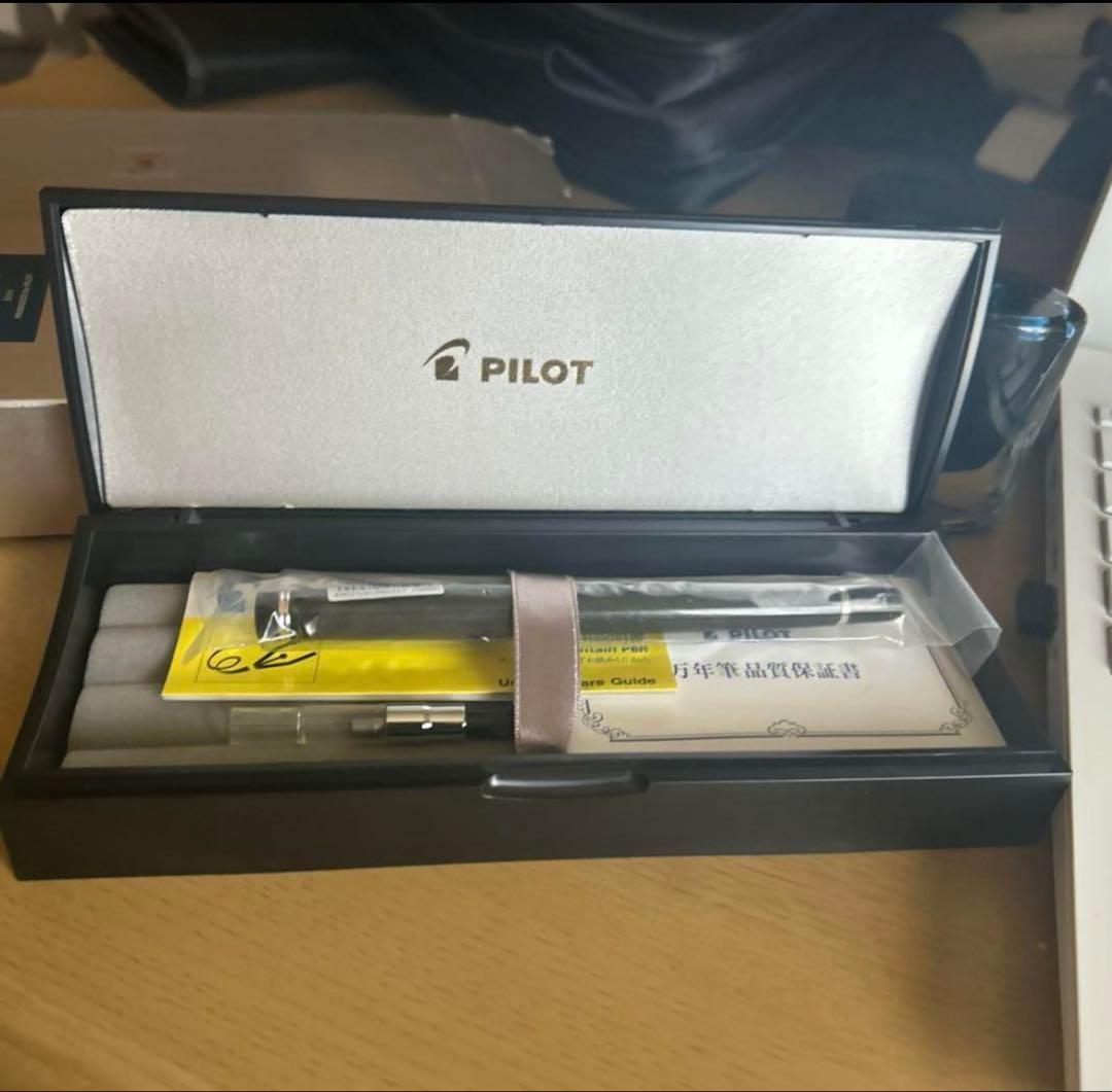 【新品未使用】PILOT 万年筆　　シルバー