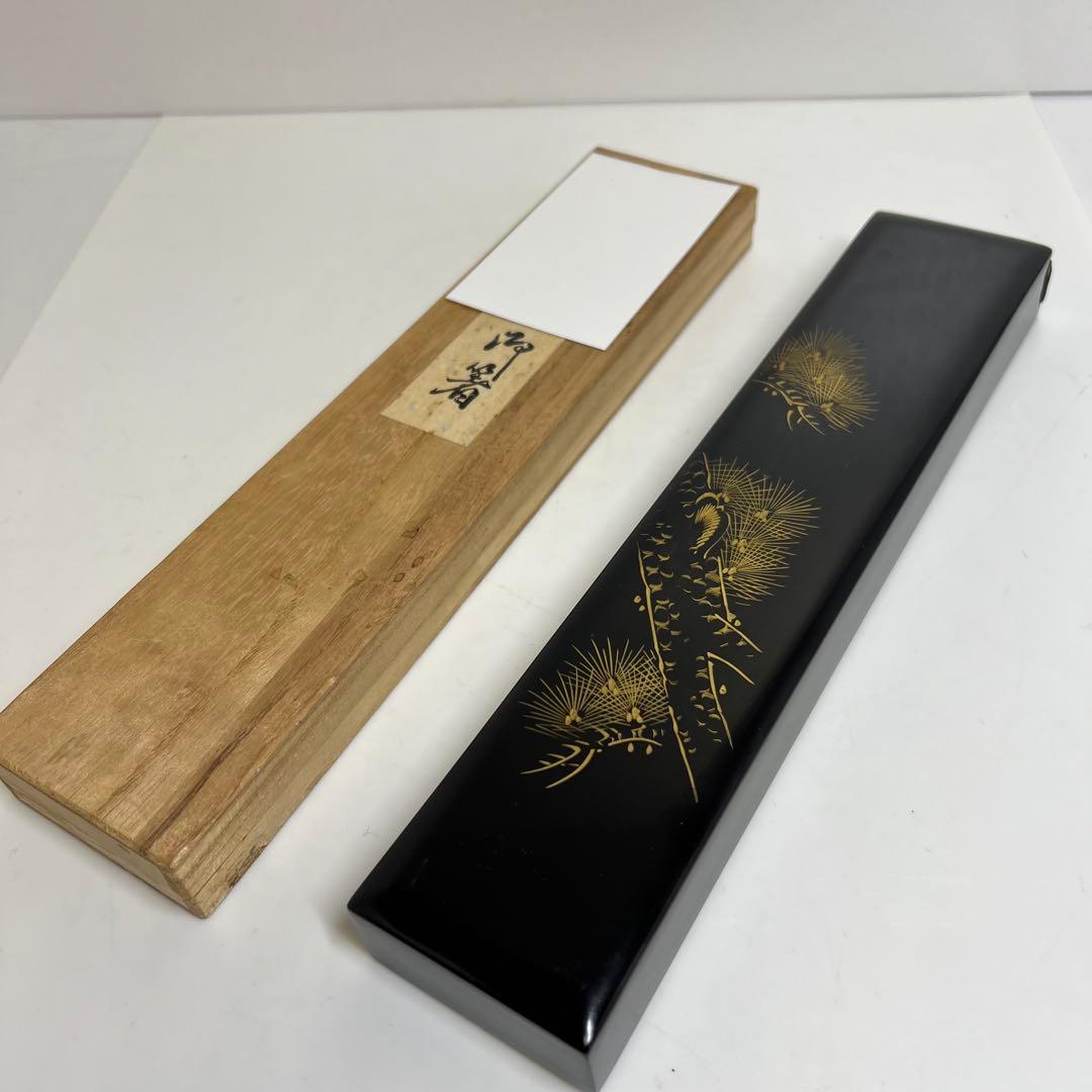 極上　箸　4膳　共箱　113g 東K8-0112☆2F