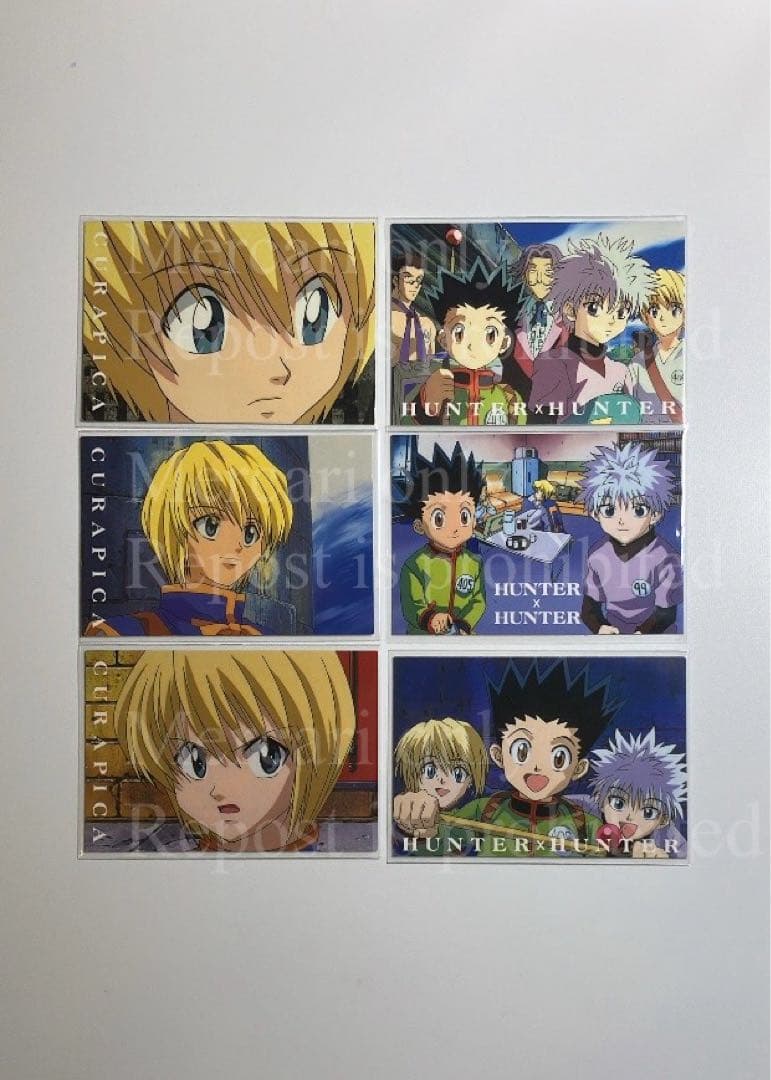ハンター×ハンター スクラッチカード 6枚セット 旧アニメ クラピカ