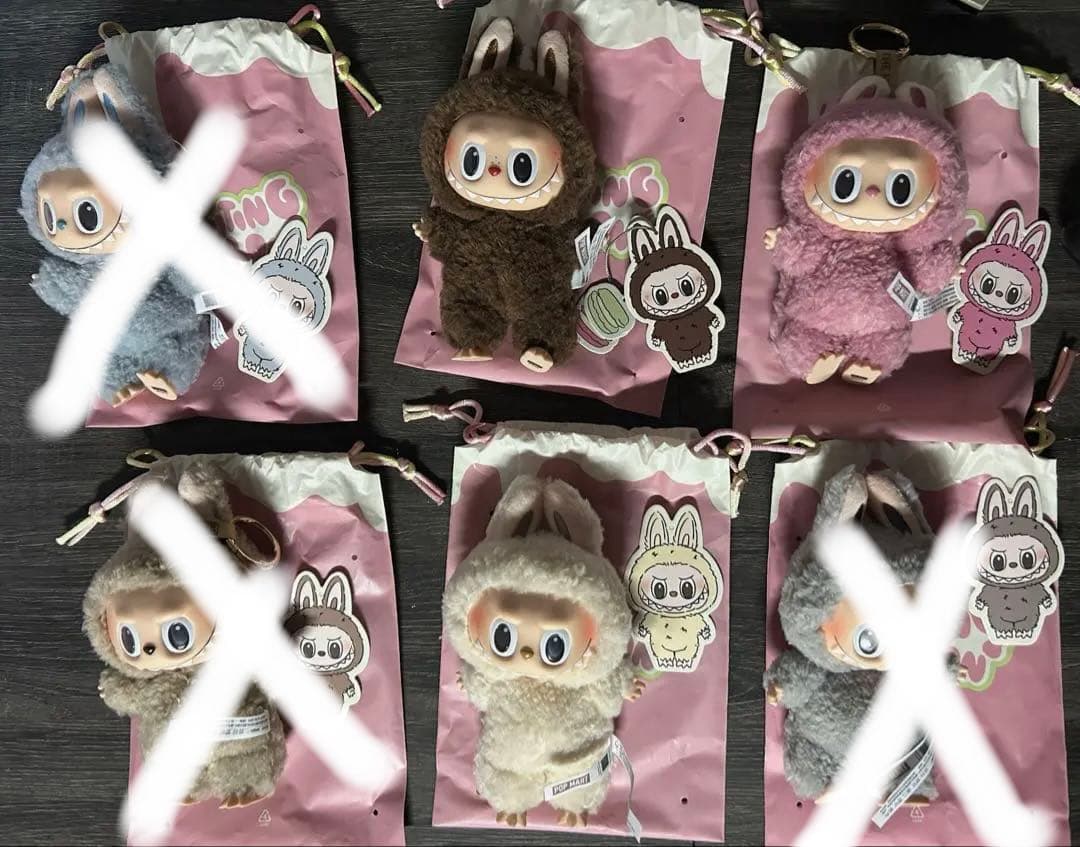 【正規品】ラブブ マカロン ぬいぐるみ 3体セット　 ※シークレット有り