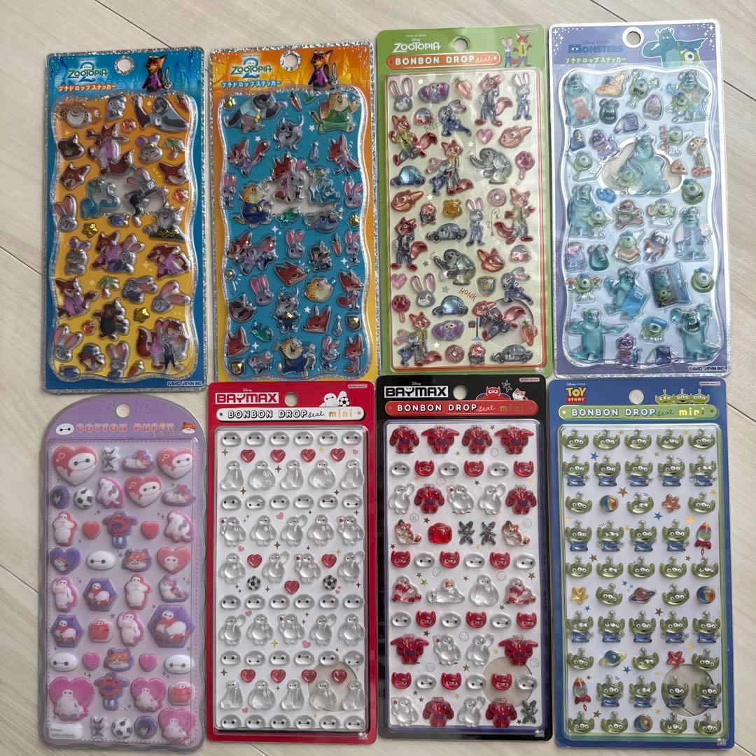 ボンボンドロップシール ディズニー まとめ売り