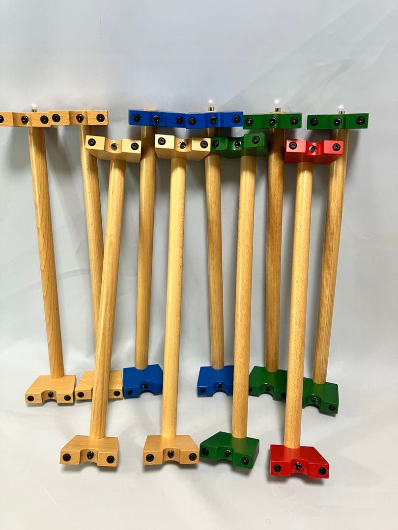 ≪美品≫カラー運動棒(10本組) マスセット株式会社 71355