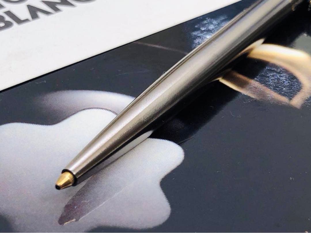 モンブラン　価値あるレア銘品総チタニウム張り★Sライン・チタン＆ゴールドプレート