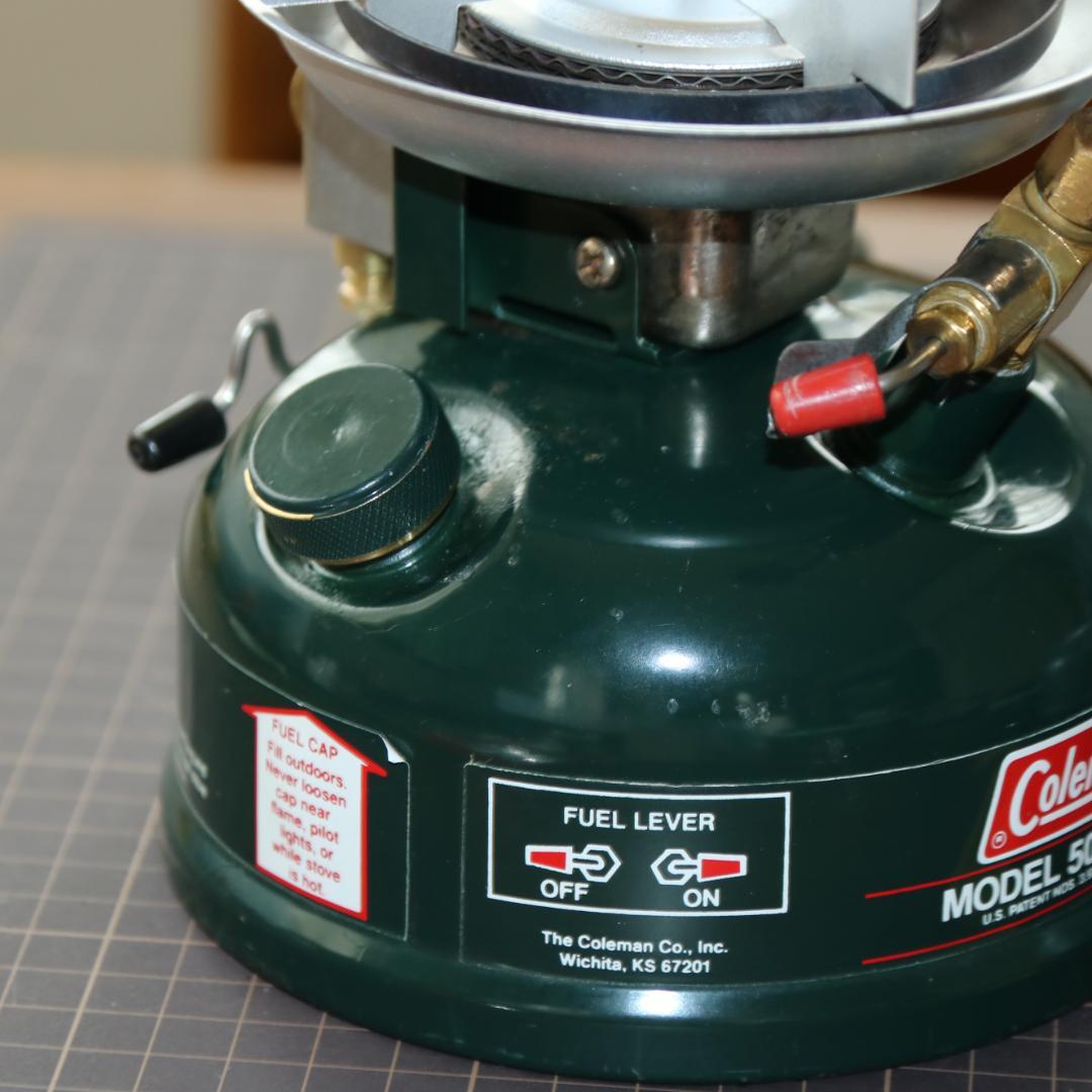 美品　希少　コールマン ５０８　２レバー　 No.163