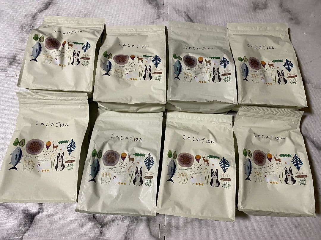 コノコトトモニ このこのごはん1kg×8袋 小型犬用ドッグフード