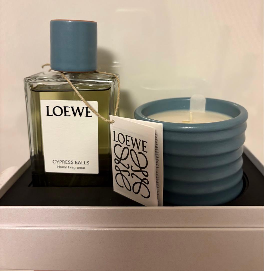 LOEWE CYPRESS BALLS GiftSetアロマキャンドル新品未使用