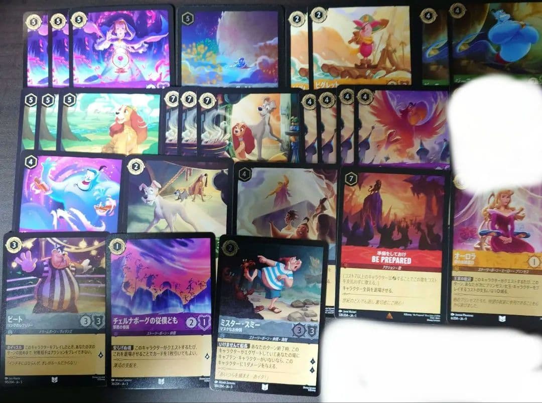ディズニーロルカナ　まとめ売り　アンコモン　レア　スーパーレア　一部Foil