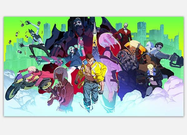 CYBERPUNK EDGERUNNERS 36×20インチ ポスター