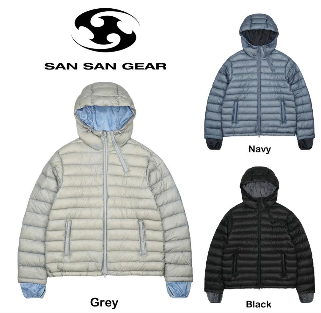 ジャケット・アウター Sansan Gear Suffix PufferJacket Grey25FW