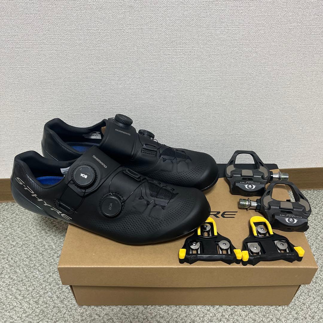 シマノSHIMANO S-PHYRE RC9 ロードシューズ ビンディングペダル