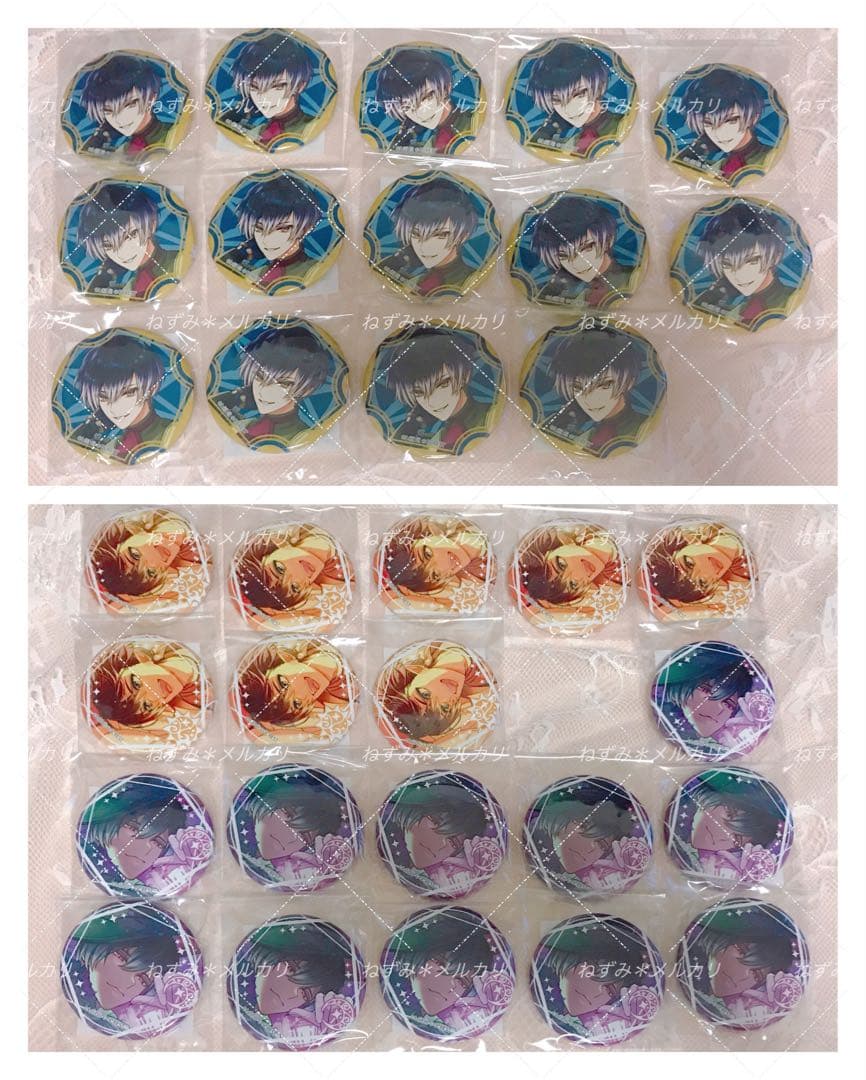 【即購入可能】夢職人と忘れじの黒い妖精 ゆめくろ シオン ちゃれくじ 缶バッジ