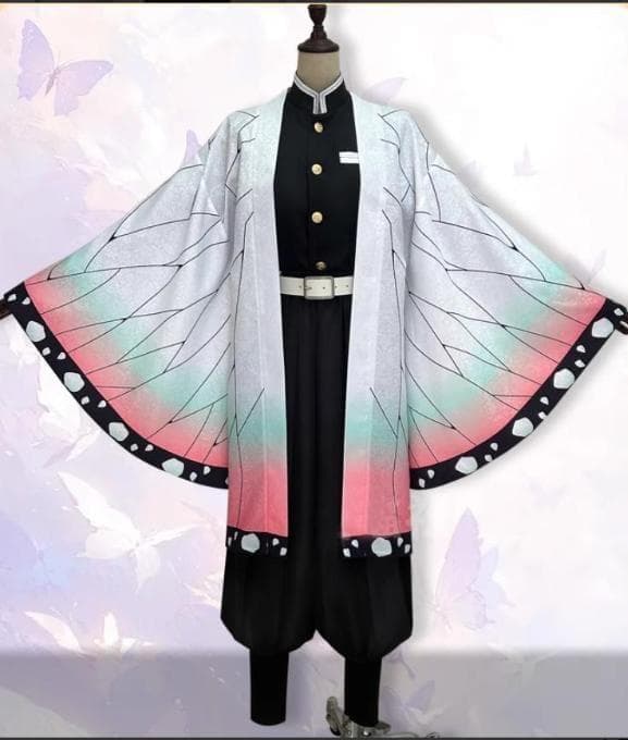 胡蝶 しのぶ (こちょう しのぶ) コスプレ 衣装 高品質 刺繍 M