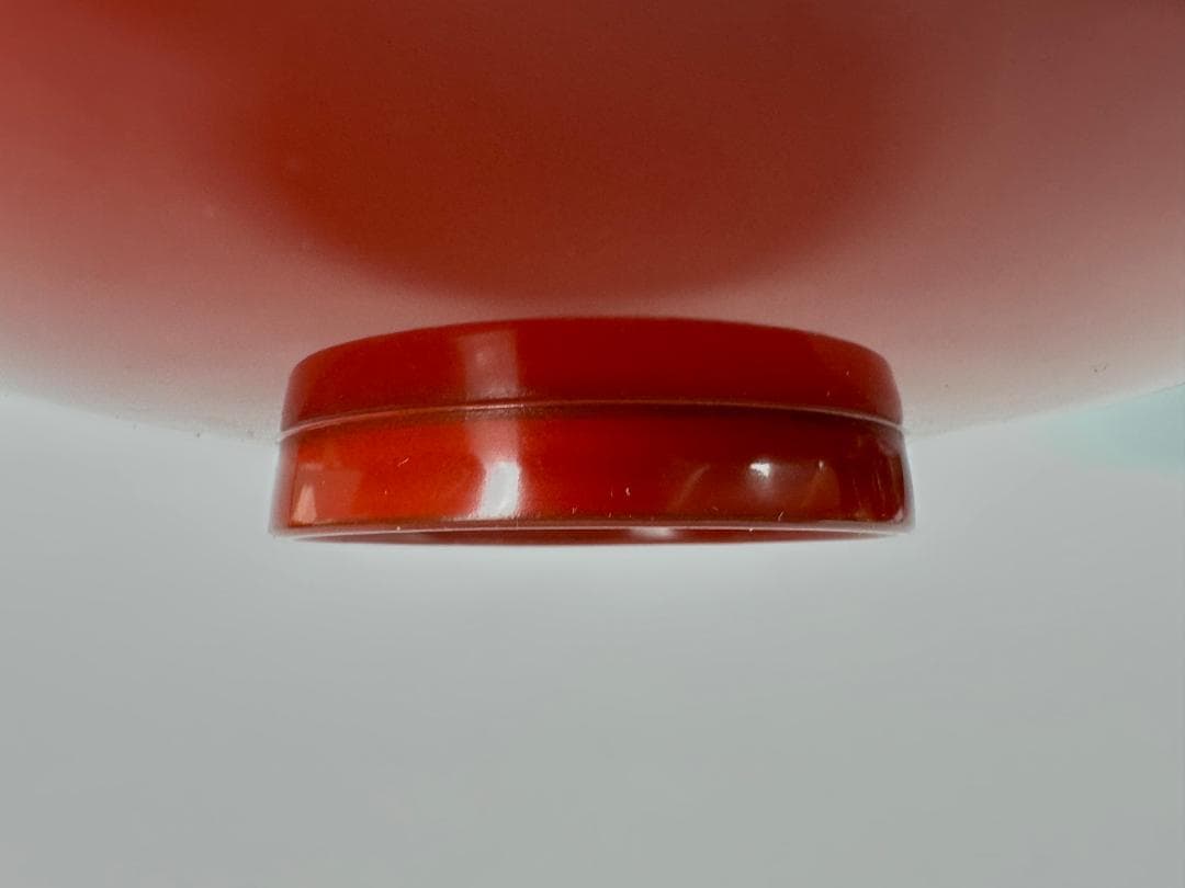 26.1.29-1 堅地屋清兵衛 利休形朱引盃 5客 共箱