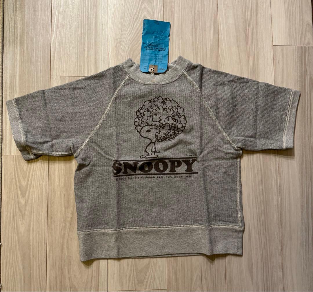【新品】デニムダンガリー　ロンハーマン　スヌーピー　半袖スウェット