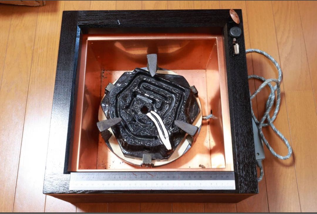 置炉　 野々田式　 電熱式　 茶道具　置き炉