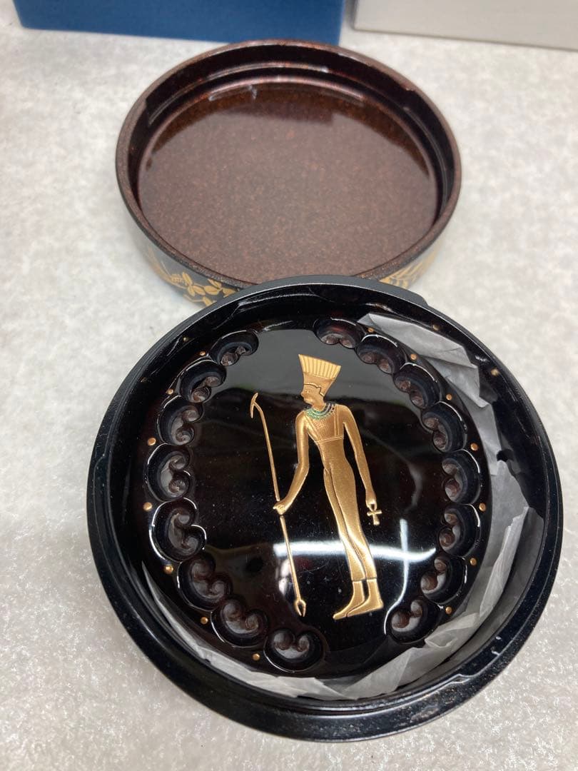 希少 大きめ 蒔絵師 松山武司作 本鼈甲 金蒔絵 ブローチ ペンダント 螺鈿