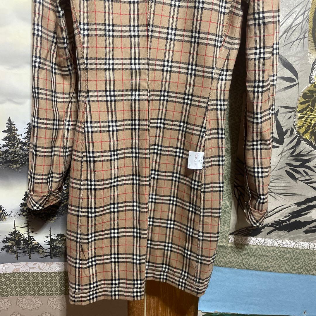 BURBERRY バーバリー　ミニワンピース　ワンピース　長袖シャツ　 M